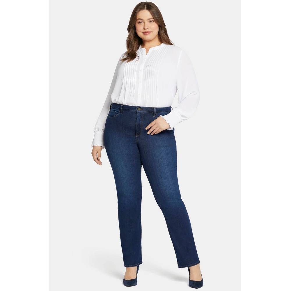 NYDJ Jeans Size‎ 20W Barbara Bootcut Plus Size Dark Wash Denim Lift Tuck 💙💙